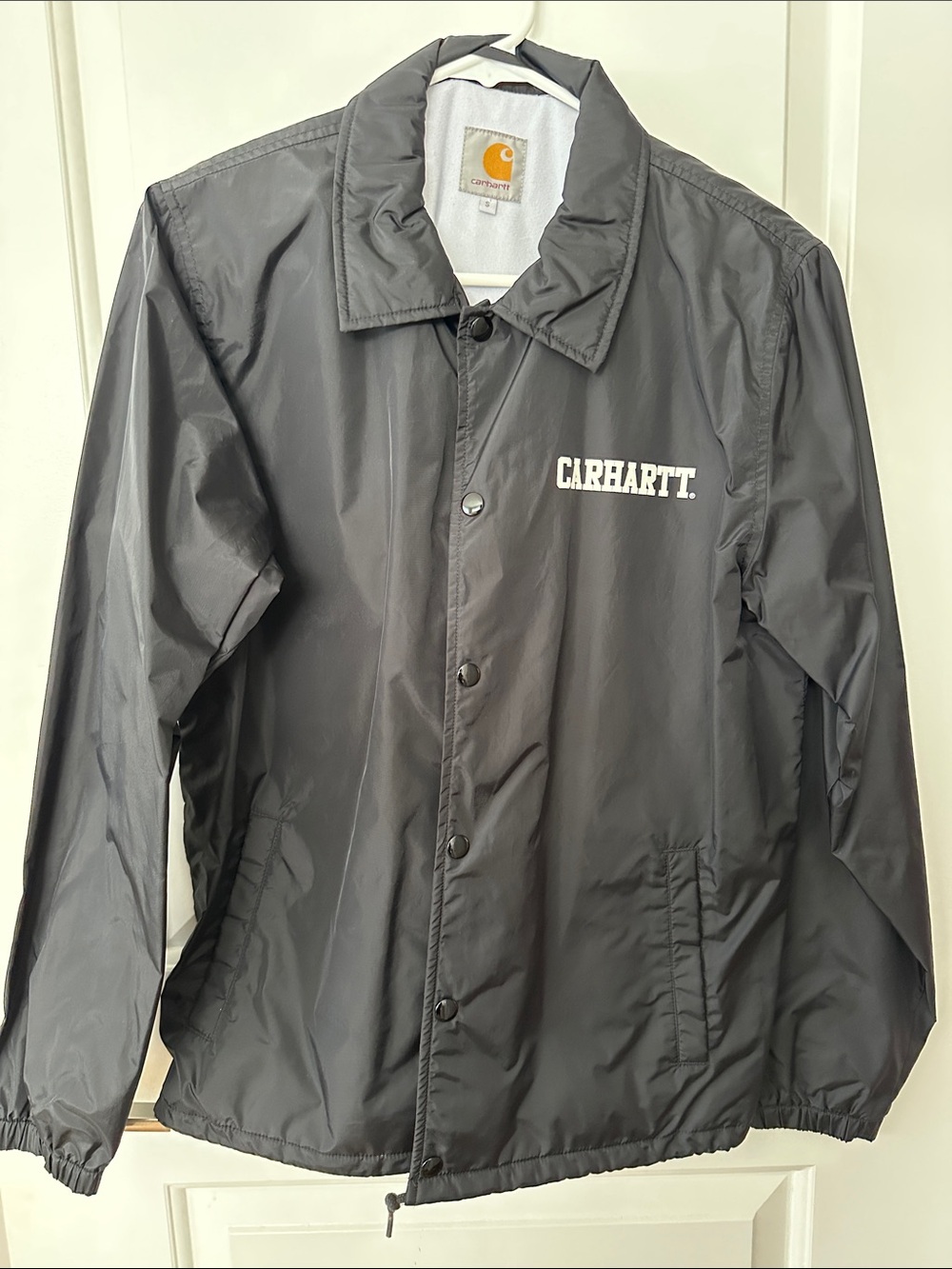 Carhartt WIP College Coach Jacket in black SZ Small